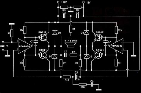 Very low harmonic and crossover distortion 6. TDA2030 Subwoofer Amplifier Circuit | Top Circuits