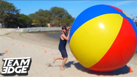 Giant Beach Ball Racing Challenge Edge Games Day 3 Youtube