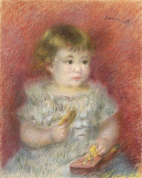 Pierre Auguste Renoir 1841 1919 Portrait De Bébé Lucien Daudet