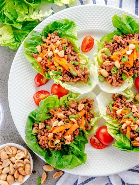 Ground Beef Lettuce Wraps Story Ground Beef Recipes