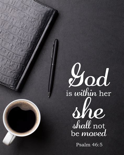 Psalm 465 God Is Within Her Free Bible Verse Art Downloads Bible