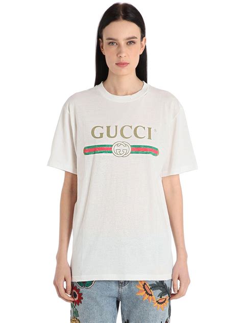 New authentic gucci oversize t shirt with gg logo size stop rated seller. White Womens Gucci T Shirt - Best New T Shirt