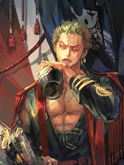 Pin By Emily Miller On Anime Fan Art Roronoa Zoro Zoro One Piece Fanart