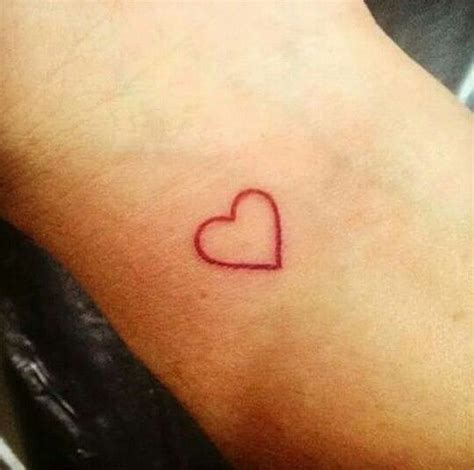 Red Heart Tattoos Small Tattoos Red Ink Tattoos
