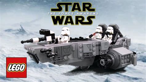 Lego Star Wars The Force Awakens First Order Snowspeeder Youtube
