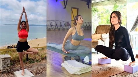 Yoga Day 2023 From Malaika Arora To Kareena Kapoor These Bollywood Celebs Celebrated Yoga Day