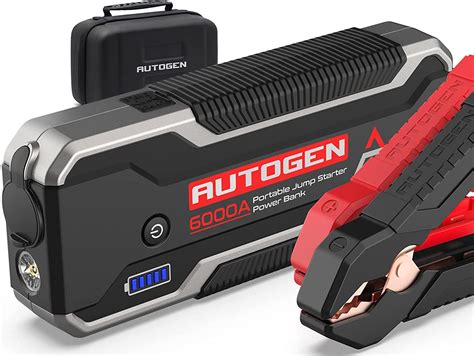 Autogen 6000a Jump Starter Power Bank 100 L Petrol And Diesel 27000