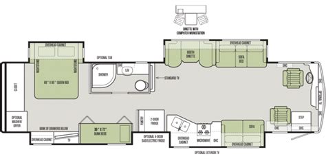 Must See RV Bunkhouse Floorplans General RV Center