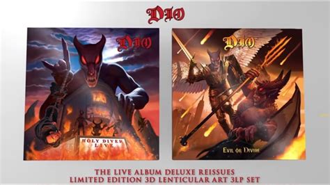 Dio 2021 Vinyl Reissues Of Holy Diver Live And Evil Or Divine Some