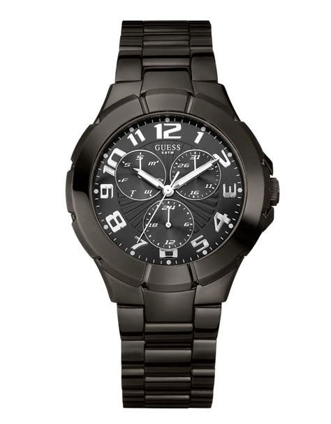 We have got your back! Guess Men'S Rush Black Watch for Men - Lyst