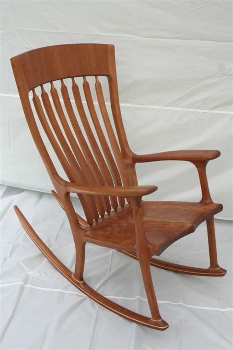 Custom Cherry Rocking Chair Shipping Included By Wood In Motion