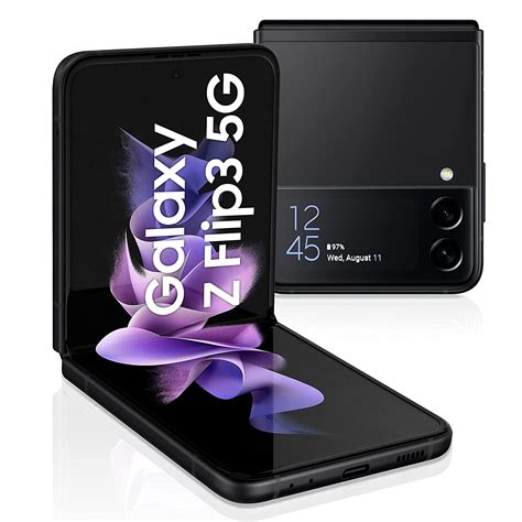 Samsung Galaxy Z Flip3 5g Phantom Black 8gb Ram 256gb Storage With