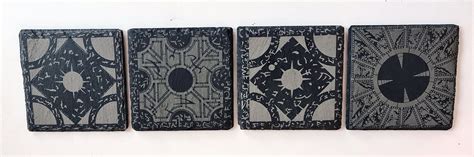 Hellraiser Laser Engraved Slate Coasters Set Of 4 Etsy