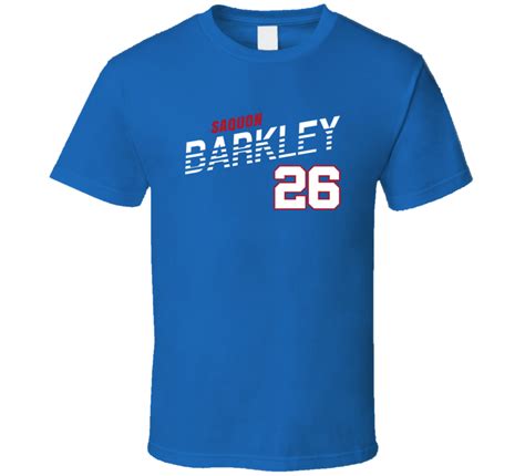 Saquon Barkley 26 Favorite Player New York G Football Fan T Shirt