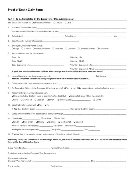 Mutual Death Claim Fill Online Printable Fillable Blank Pdffiller