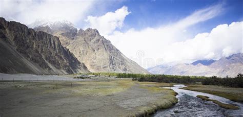Cold Desertnubra Valley Landscape Ladakh India Stock Image Image Of