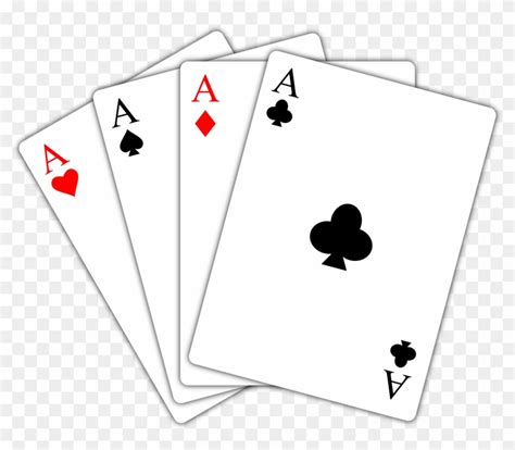 Ace Playing Card Png Playing Cards 4 Aces Transparent Png