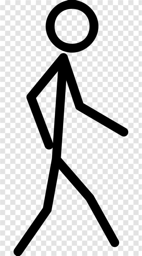 Stick Figure Line Animation Symbol Blackandwhite Transparent Png