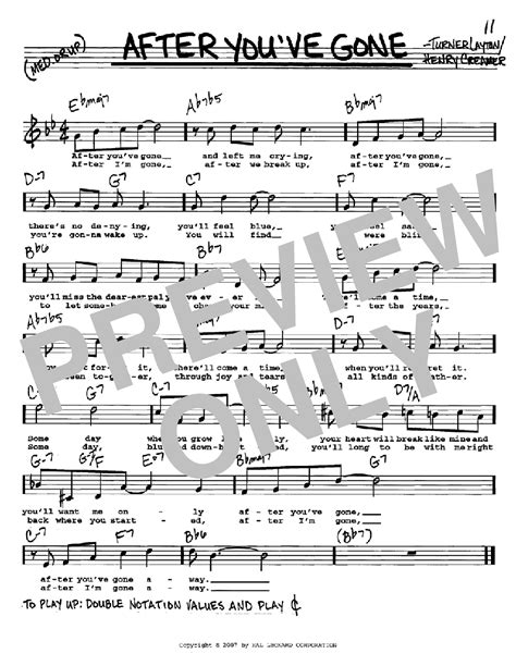 After Youve Gone Sheet Music Direct