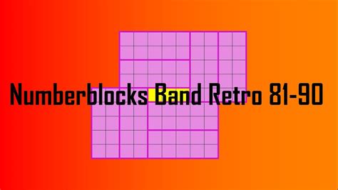 Numberblocks Band Retro 81 90 The Return Youtube