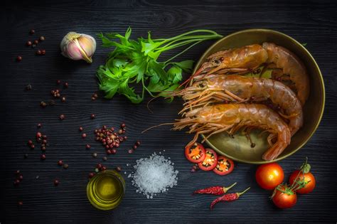Download Seafood Food Shrimp Hd Wallpaper
