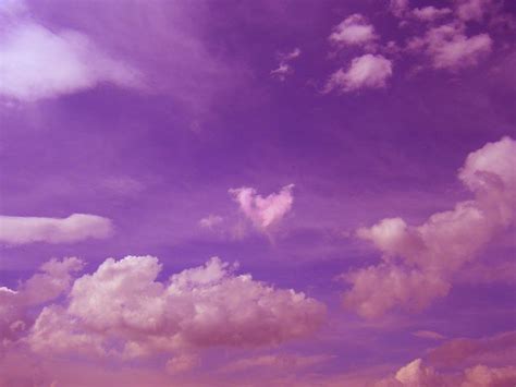 Purple Clouds Clouds Purple Scenery