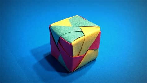 Origami Cube How To Make A Paper Cube Diy Easy Origami Art Paper