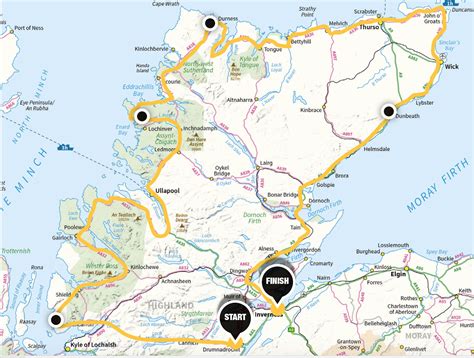 West Coast 500 Route Map