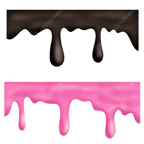 Melting Chocolate Hd Transparent Delicious Dripping Chocolate