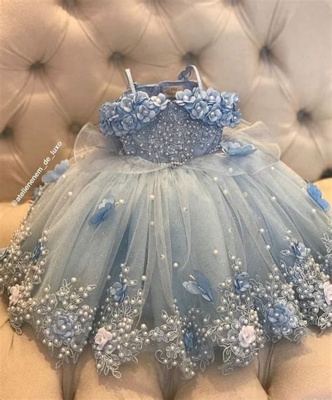 Designer Baby Ball Gown 1st Birthday Girl Dress Baby Girl Birthday