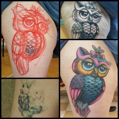 Owl Cover Up Tattoos