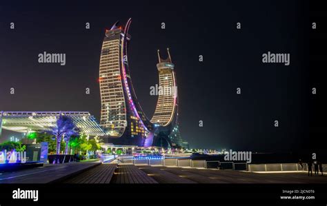 Crescent Tower Lusail Hi Res Stock Photography And Images Alamy