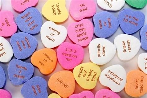 Conversation Hearts For Teachers 😄 Valentine Candy Hearts Converse With Heart Teacher Valentine