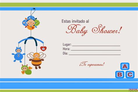 Tarjetas De Baby Shower Para Editar Invitacion Baby Shower Niña