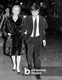 Catherine Deneuve and her husband David Bailey (b/w photo, 1965)