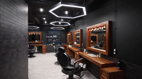 Vintage Barbershop Interior Movement Along Stock Footage Sbv 338538837 Storyblocks