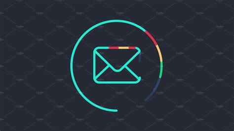 Animated Sending Email Symbol Graphic Objects Creative Market