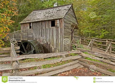 Old Grist Mill In The Fall Stock Photo Image Of Park Power 27368106