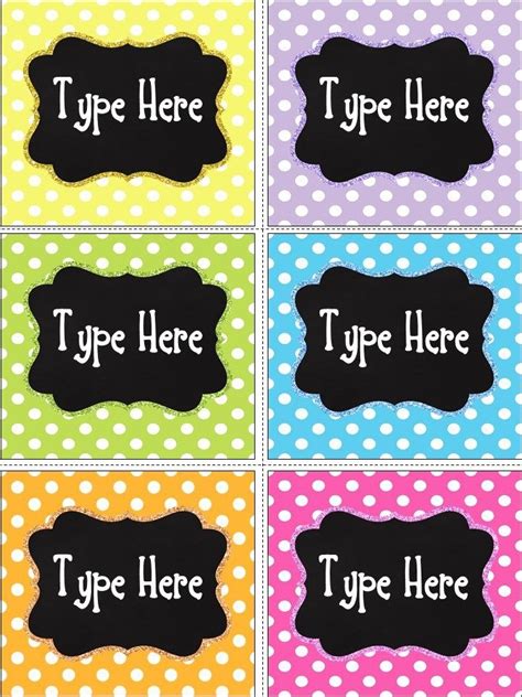 Free Printable And Editable Labels For Classroom Organization Free