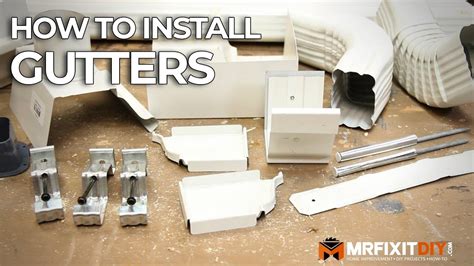 It is essential that gutters, downspouts and brackets, are of adequate size, installing correctly for one precise functionality, we need to define what kind and material we want before purchasing the gutter you need to calculate the required length, the correct number of downspouts and fixing brackets. HOW TO INSTALL GUTTERS - A DIY GUIDE - YouTube