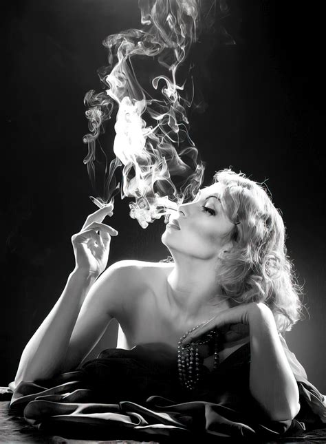 Elegant Smoking Classic Vintage Photo Film Noir Sexy Etsy