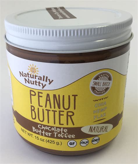 Naturally Nutty 15oz Butter Toffee Peanut Butter Made