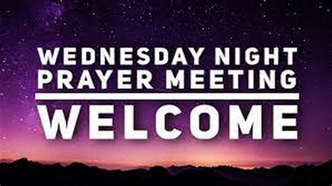 Shiloh Wednesday Night Prayer Meeting Youtube