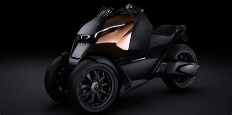 Peugeot Onyx Concept Scooter Hybrid Three Wheeler Revealed