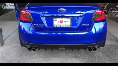 2015 Subaru Wrx Nameless Performance Muffler Delete Youtube