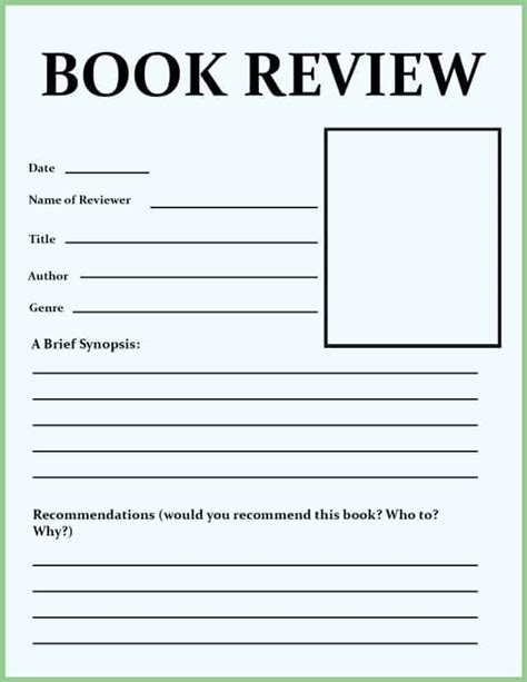 Book Review Template For Kids Tips And Activities Go Science Girls 2022