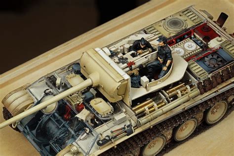 Panther Asufg With Full Interior Works Ryefield Model Model Tanks