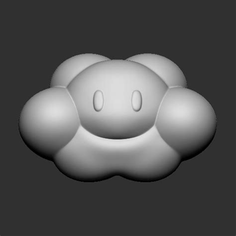 Lakitu Cloud Mario 3d Model 3d Printable Cgtrader