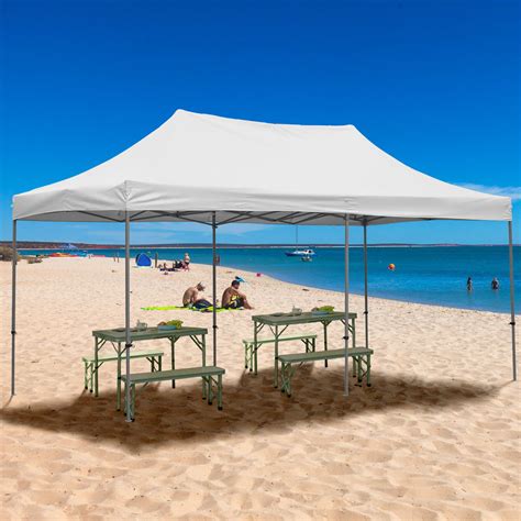 Ainfox 10x20 Ft Outdoor Canopy Tent Pop Up Canopy Tent Portable Shade