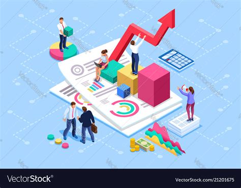 Financial Administration And Audit Royalty Free Vector Image